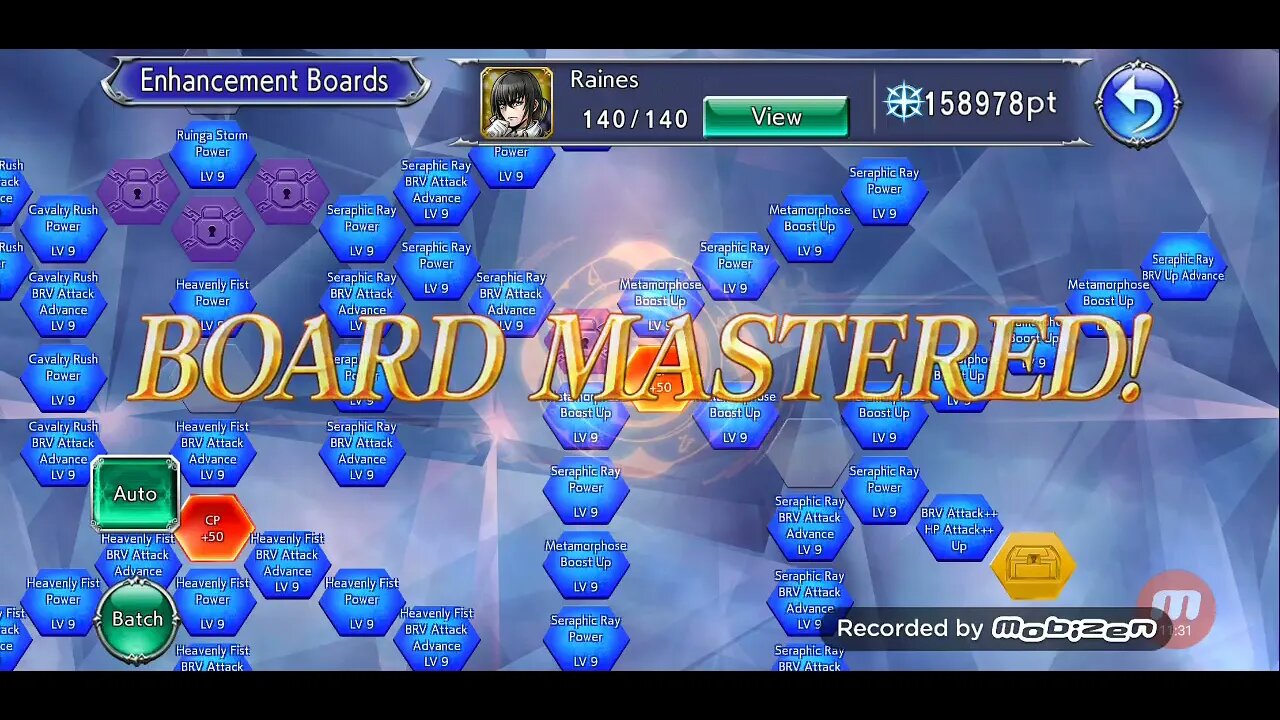 Raines is full maxed! All Raines gear is Maxed! / Final Fantasy: Dissidia Opera Omnia