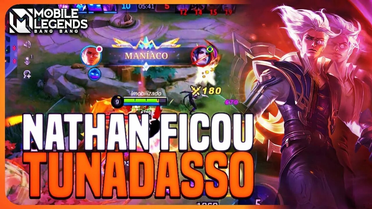 NOVA BUILD E EMBLEMA PRO NATAN TA INSANO | MLBB