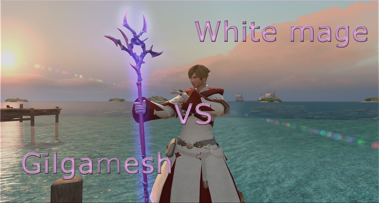 White Mage faces Gilgamesh