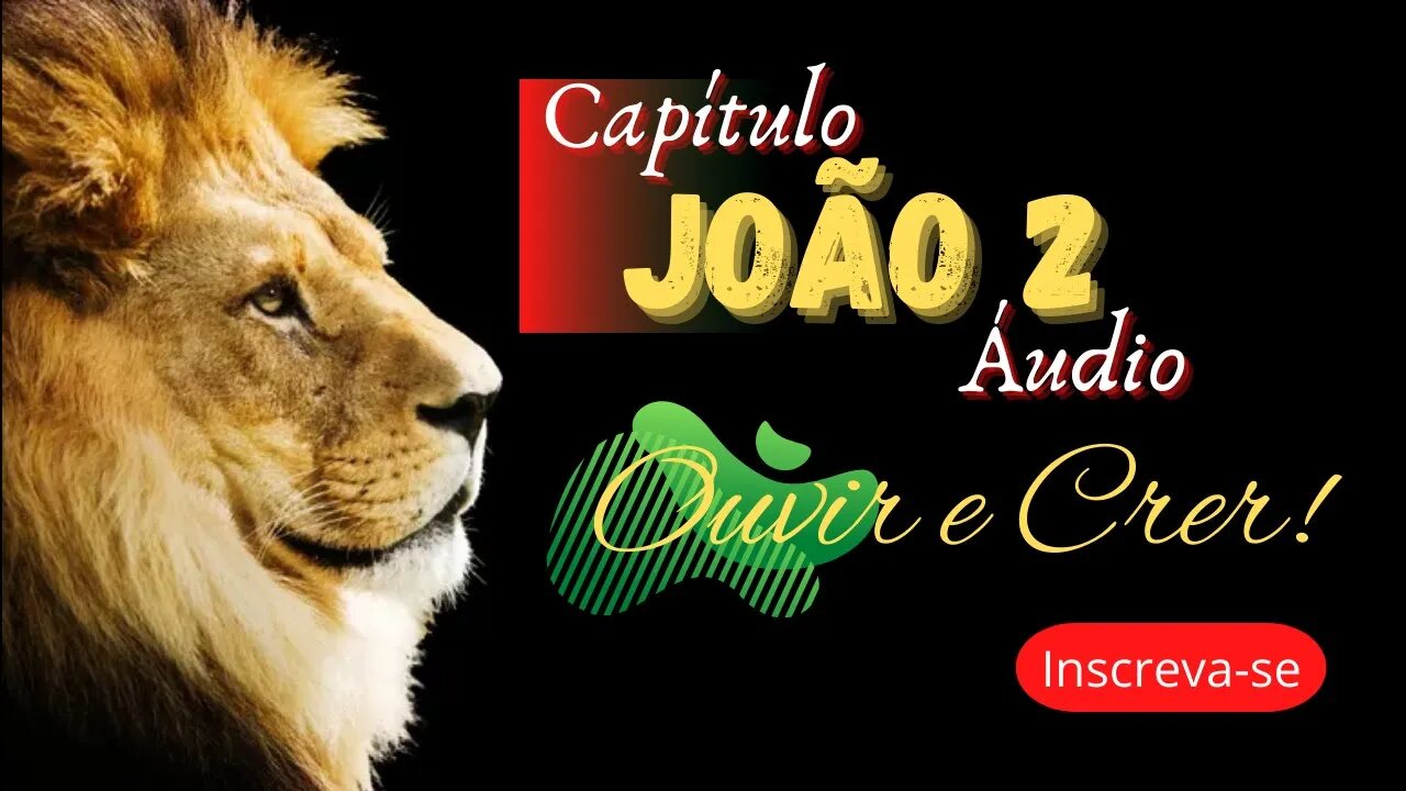 Livro de João Capítulo 2 (Bíblia sagrada). @ouvirecrer61