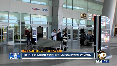 South Bay woman says online rental company drove off with her money