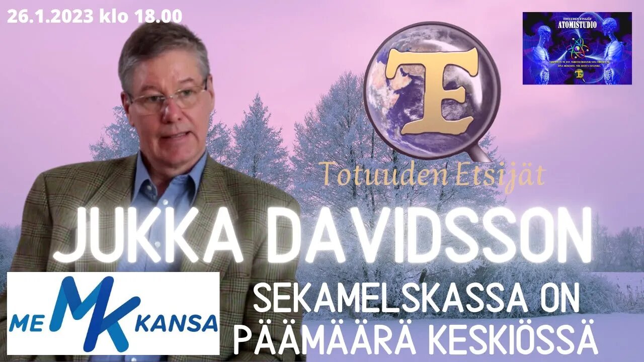 ATOMIstudio: Jukka Davidsson - Sekamelskassa on päämäärä keskiössä 26.1.23