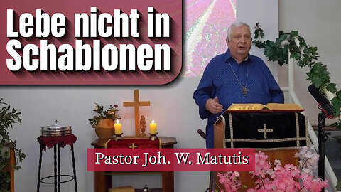 Lebe nicht in Schablonen