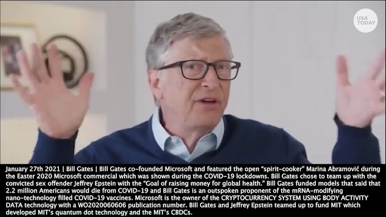 Bill Gates | "Making mRNA Is Really Easy & Really Cheap And That's the Magic of This Thing. We Just Need to Mess Around There Is Alot of Lipid Nanoparticles And Some Are Very Self-Assembling." What's In COVID Shots?