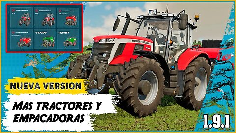 FS22 | ACTUALIZACION 1.9.1 NUEVOS TRACTORES MASSEY 6S y 7S | PC PS5 XBOX SERIES