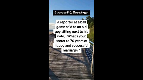 Successful Marriage