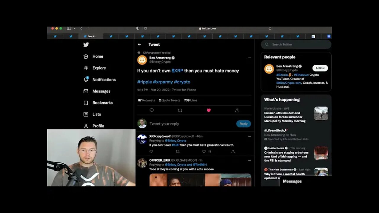SHOUT OUT TO BITBOY CRYPTO! $10-$35 XRP!