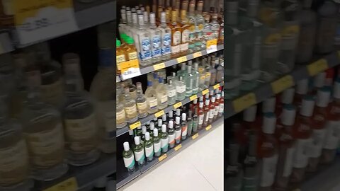 Pressed record button in a small town grocery store in the wine, beer, cider, liquor aisles. #SHORTS