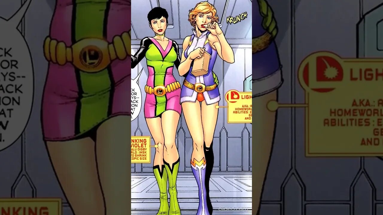 #47 de #100 Mujeres Más S3xy5 de los Cómics | Lightning Lass DC Comics