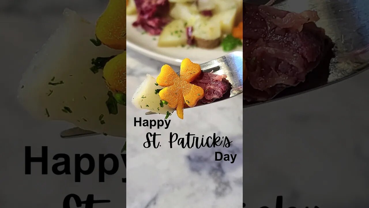 Learn to Make Fancy Carrots for Corned Beef and Cabbage #Shorts