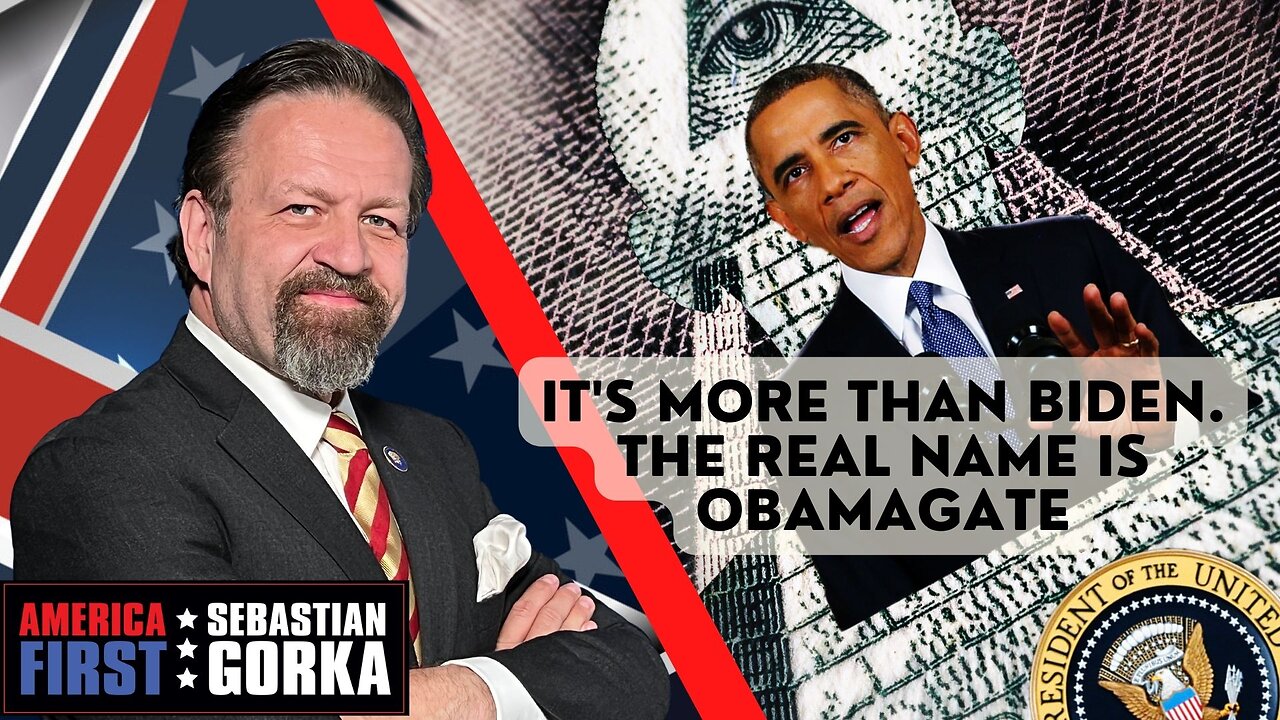 It's more than Biden. The real name is ObamaGate. Sebastian Gorka on AMERICA First