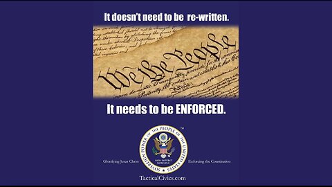 Introduction to the Tactical Civics™ Action Plan that Can Restore Our Republic