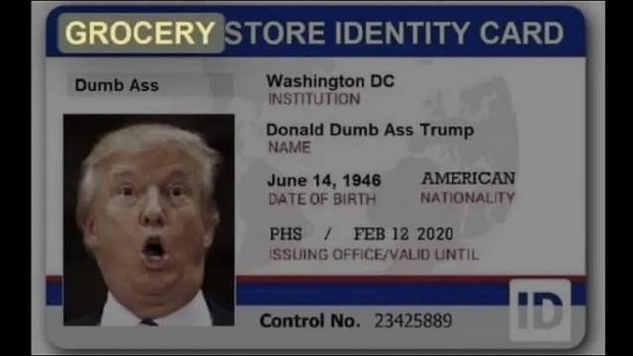 ITS NOT AS STRANGE AS IT SOUNDS! TRUMP'S "GROCERY ID" IS TRENDING AGAIN BECAUSE IT'S COMING SOON!