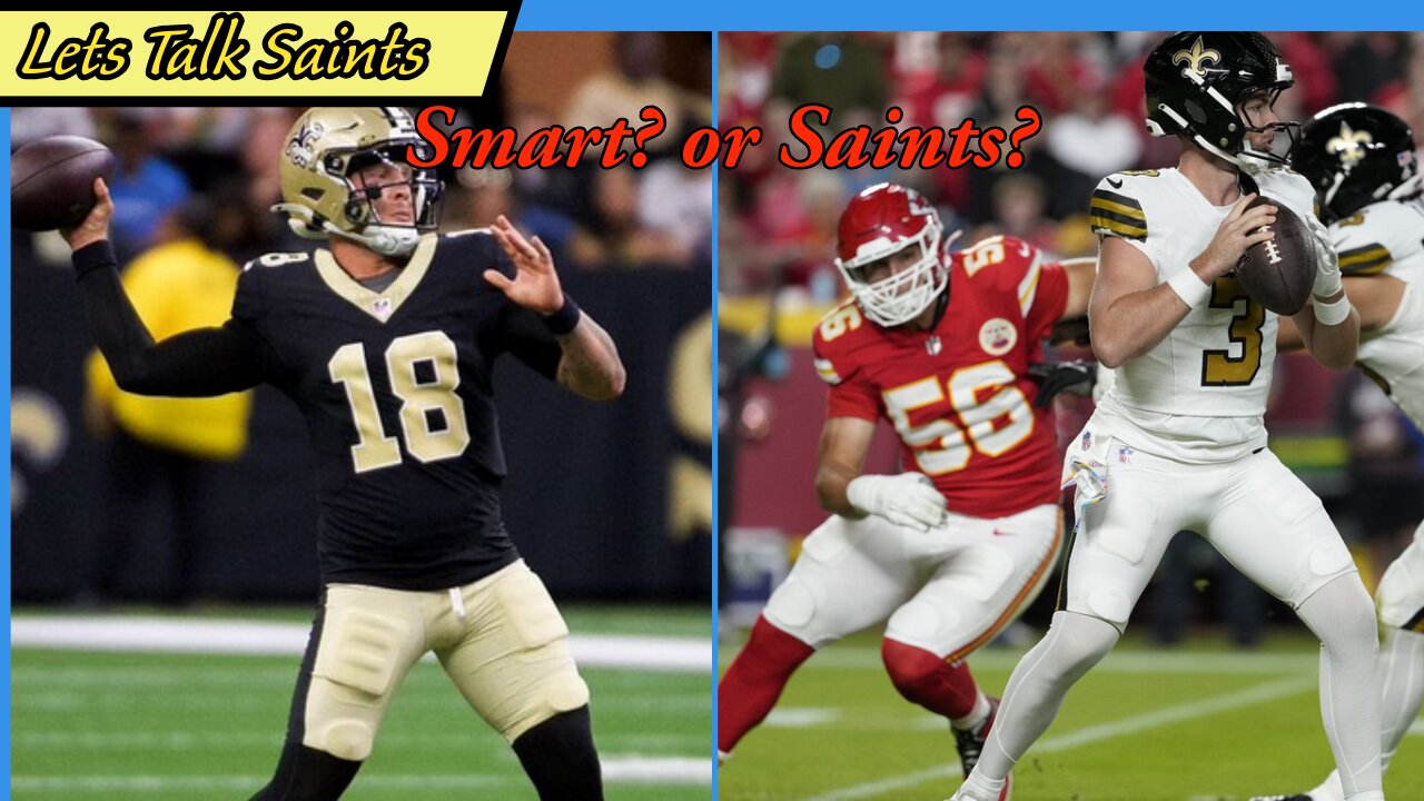 Replacing Injured QB Derek Carr: Will the Saints Choose the Smart Move or the Saints Move?