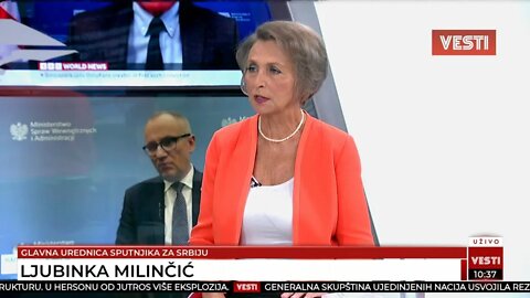 Ljubinka Milinčić: Ovo nije poslednja reč Rusije, ovo je i dalje – upozorenje (TV Vesti, 13.10.2022)