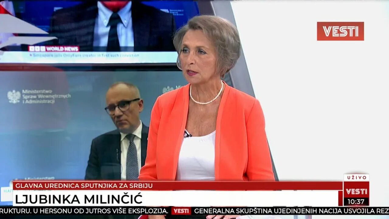 Ljubinka Milinčić: Ovo nije poslednja reč Rusije, ovo je i dalje – upozorenje (TV Vesti, 13.10.2022)