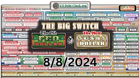 💥USDebtClock.org: THE BIG SWITCH 💥