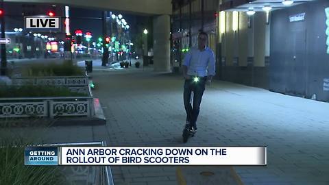 Bird scooter crackdown in Ann Arbor
