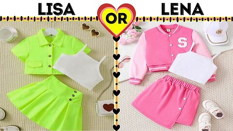 LISA OR LENA 🌟 [FASHION] ♥ #lisa #lisaandlena #lena #lisaorlena #lisalena