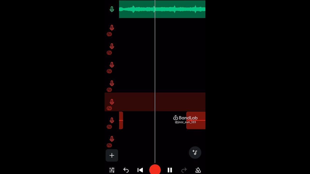 Making a song on BandLab using (IPHONE HEADPHONES)