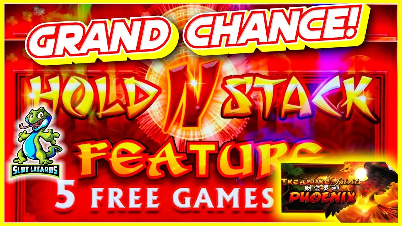 I GOT A GRAND JACKPOT CHANCE!!! AWESOME FUN COMEBACK! Treasure Spirits Phoenix Slot