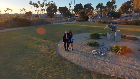 Blasian Babies Parents Secret Agent Rendezvous At Grand Caribe Shoreline Park (Skydio 2+ iPhone)