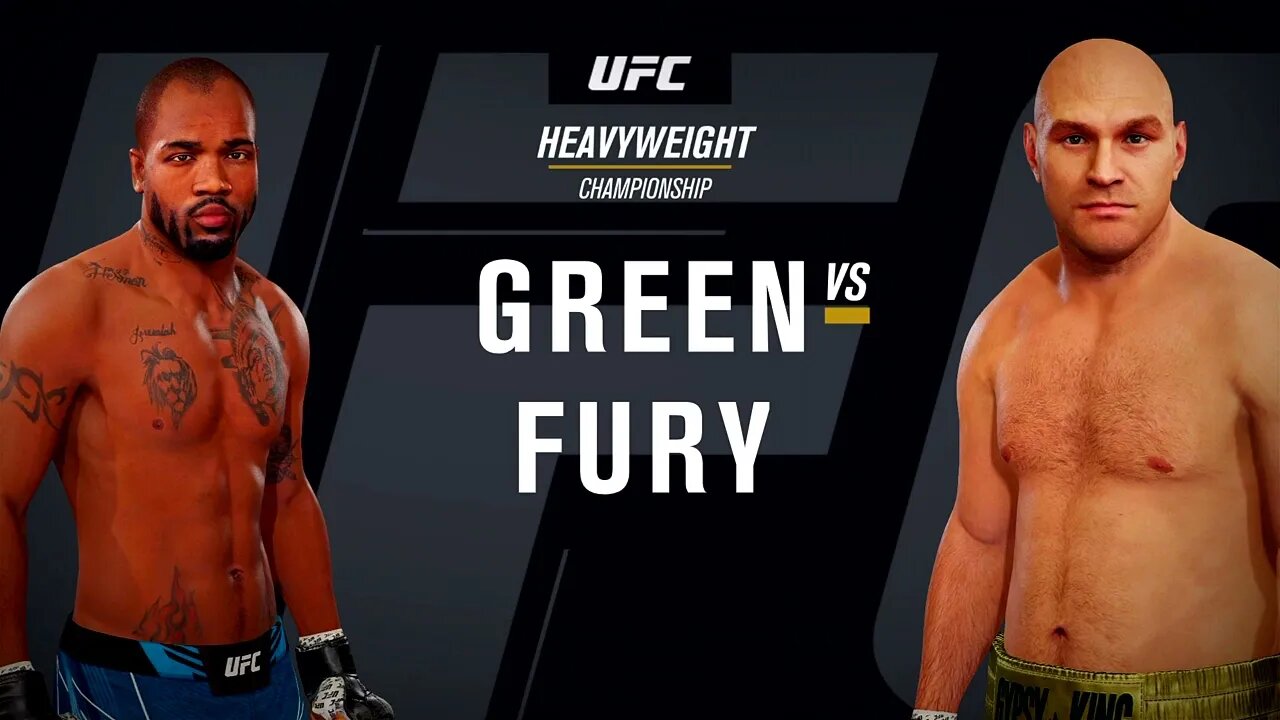 EA Sports UFC 4 Gameplay Tyson Fury vs Bobby Green