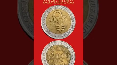 Western africa 200 france 2010.#shorts #coinnotesz