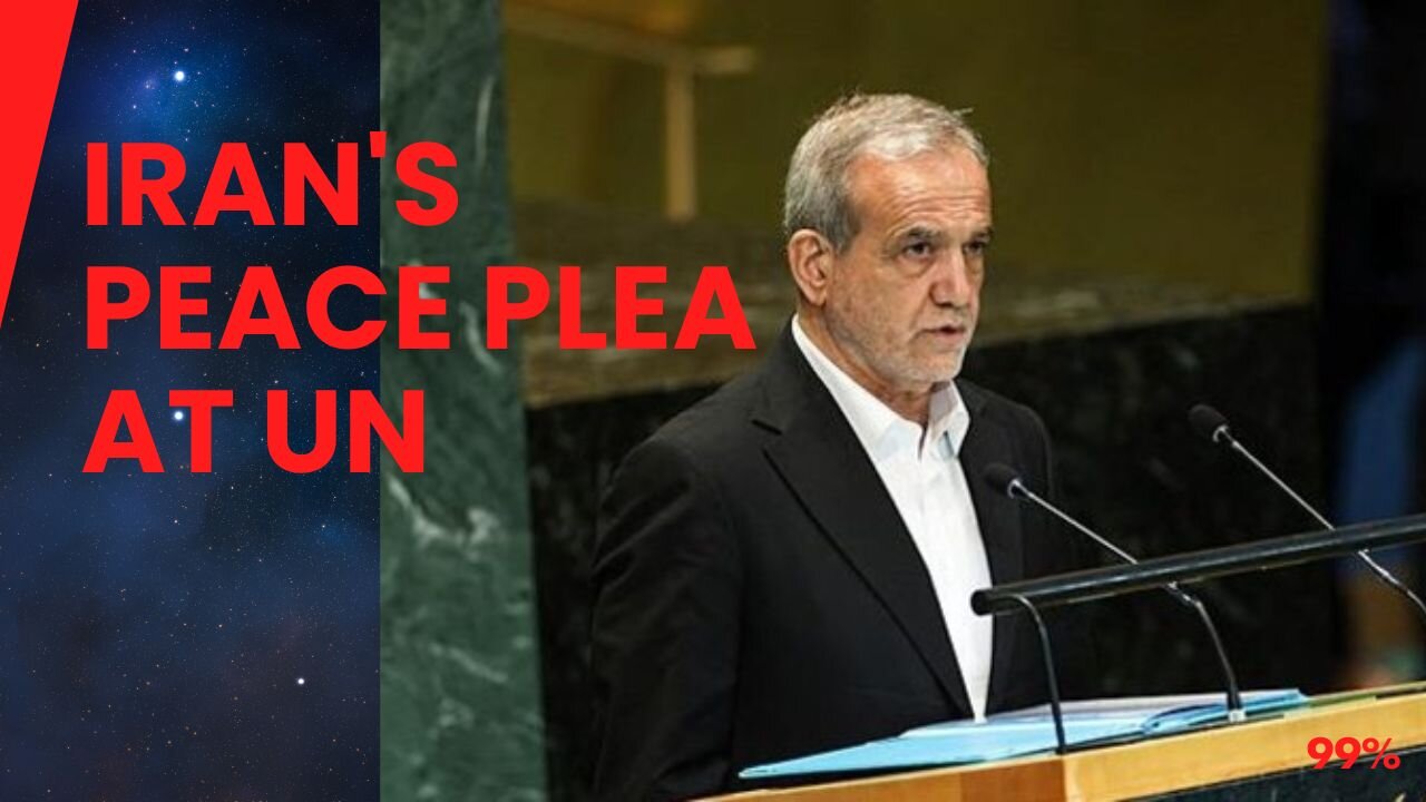 Iran's Pezeshkian Advocates Peace, Slams Israel at UN