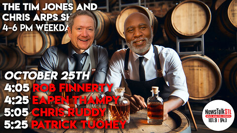 The Tim Jones and Chris Arps Show 10.25.2024 Rob Finnerty | Thampy | Chris Ruddy | Tuohey