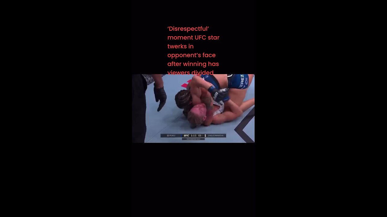 ‘Disrespectful’ moment UFC star twerks in opponent’s face after winning has viewers divided
