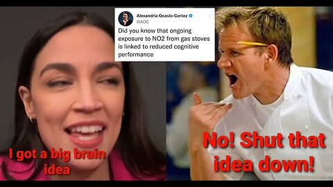 AOC Makes A Idiot Tweet Statement On Gas Stoves, She Won't Last A Day In Hell's Kitchen