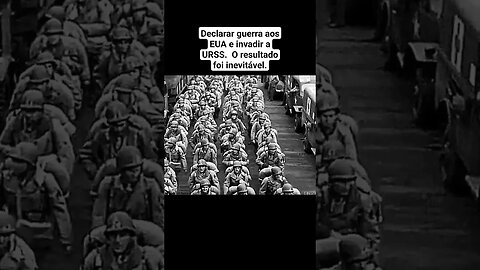 Declarar guerra aos EUA e invadir a URSS. O resultado foi inevitável. #war #ww2 #guerra