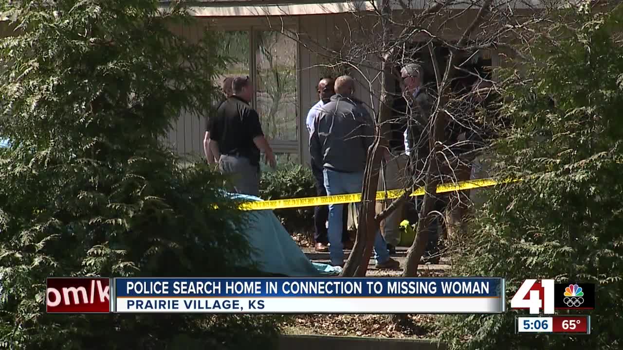 Prairie Village police search 2 places in connection with missing woman