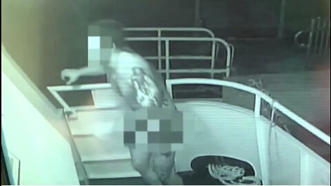 VIDEO: Naked crook targets Delray Beach yachts, steals American flag
