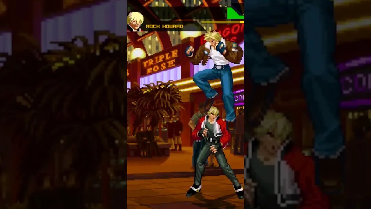 pai é quem cuida... Terry cuidando do Rock kkkkk #videogame #youtube #youtubeshorts #anime #console