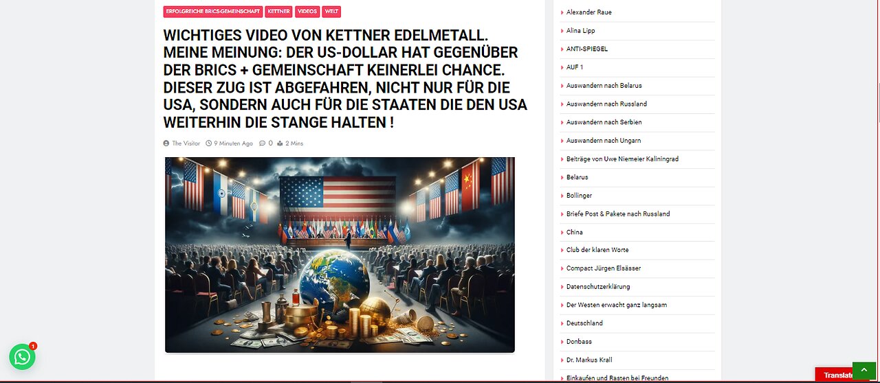 Der Schuss geht nach hinten los Herr Trump