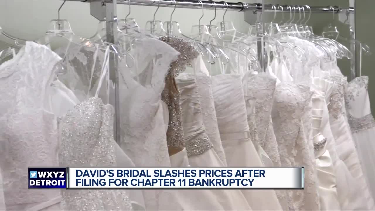David's Bridal slashes prices after filing for chapter 11 bankruptcy