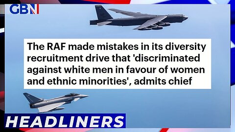 The RAF made mistakes in its diversity recruitment drive that 'discriminated against white men 🗞