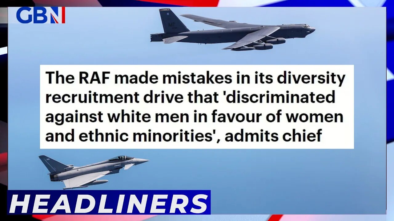 The RAF made mistakes in its diversity recruitment drive that 'discriminated against white men 🗞