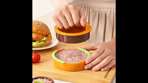 Round Burger Making Tools Kitchen Combo Meat Press Kit