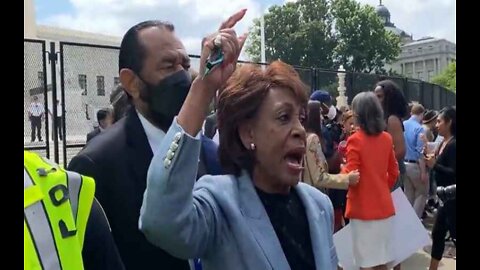 Watch: Democrat Maxine Waters Rages Outside Supreme Court: ‘The Hell With’ Them, ...