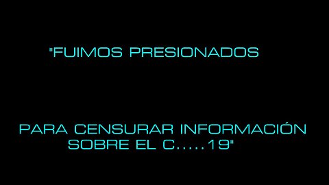 A.M.! FUIMOS PRESIONADOS PARA CENSURAR INFORMACIÓN SOBRE EL C.........