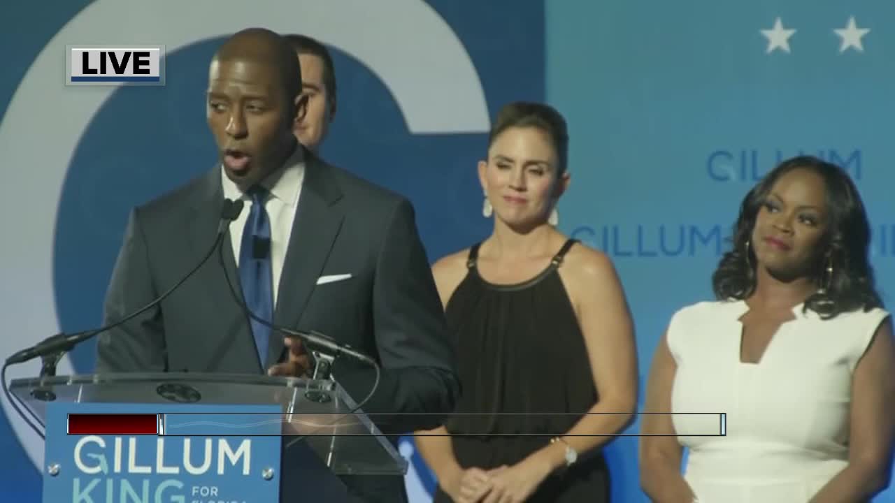 Andrew Gillum concedes to Ron DeSantis