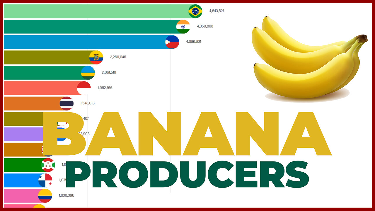 The Main Banana Producing Countries 🍌