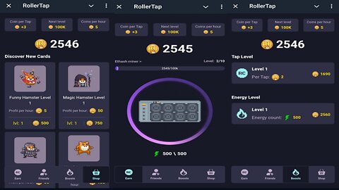 RollerTap | New Crypto Airdrop Mining Bot On Telegram | Tap To Mine Free RCCoins