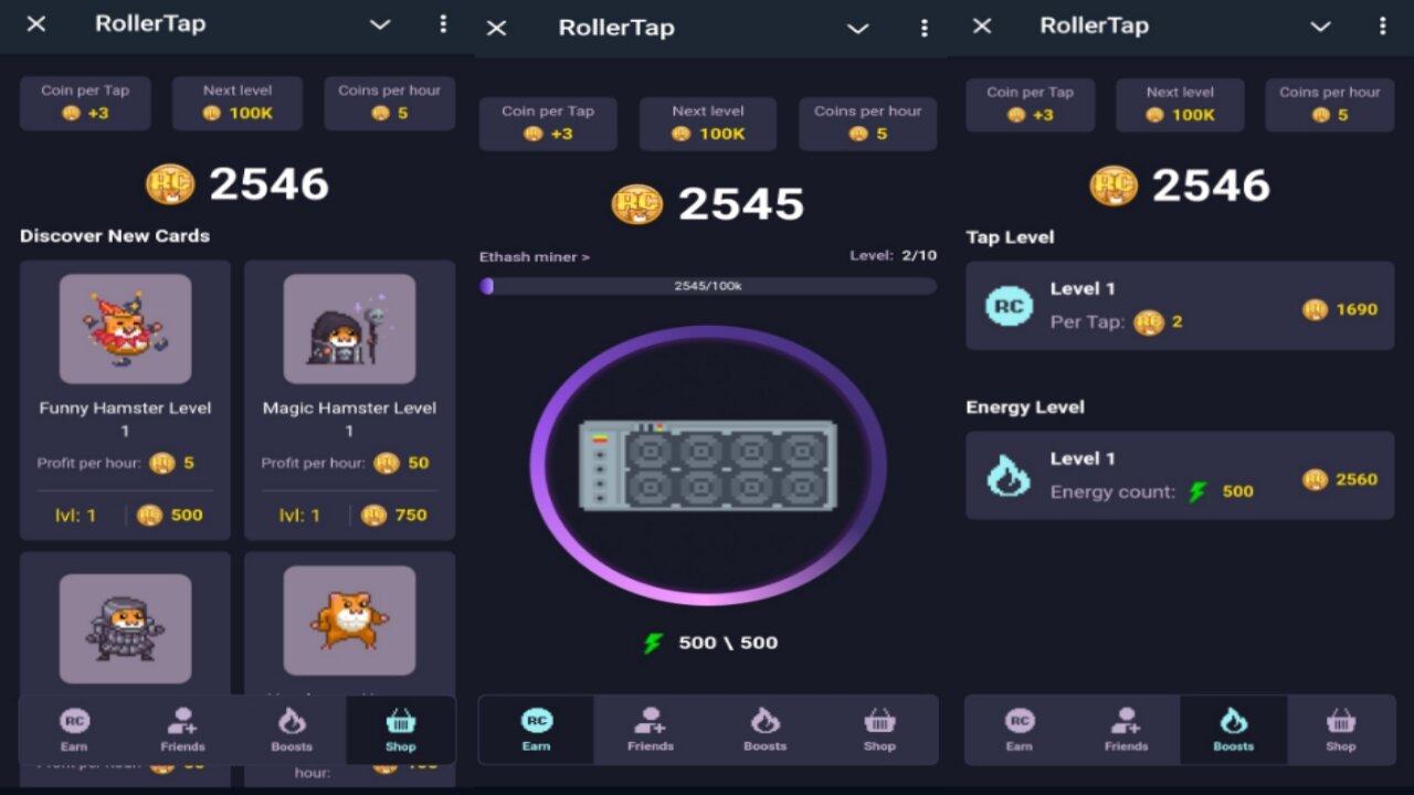 RollerTap | New Crypto Airdrop Mining Bot On Telegram | Tap To Mine Free RCCoins