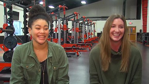 Jillian Hayes and Marie Plitt tell why they like playing on high school and club teams