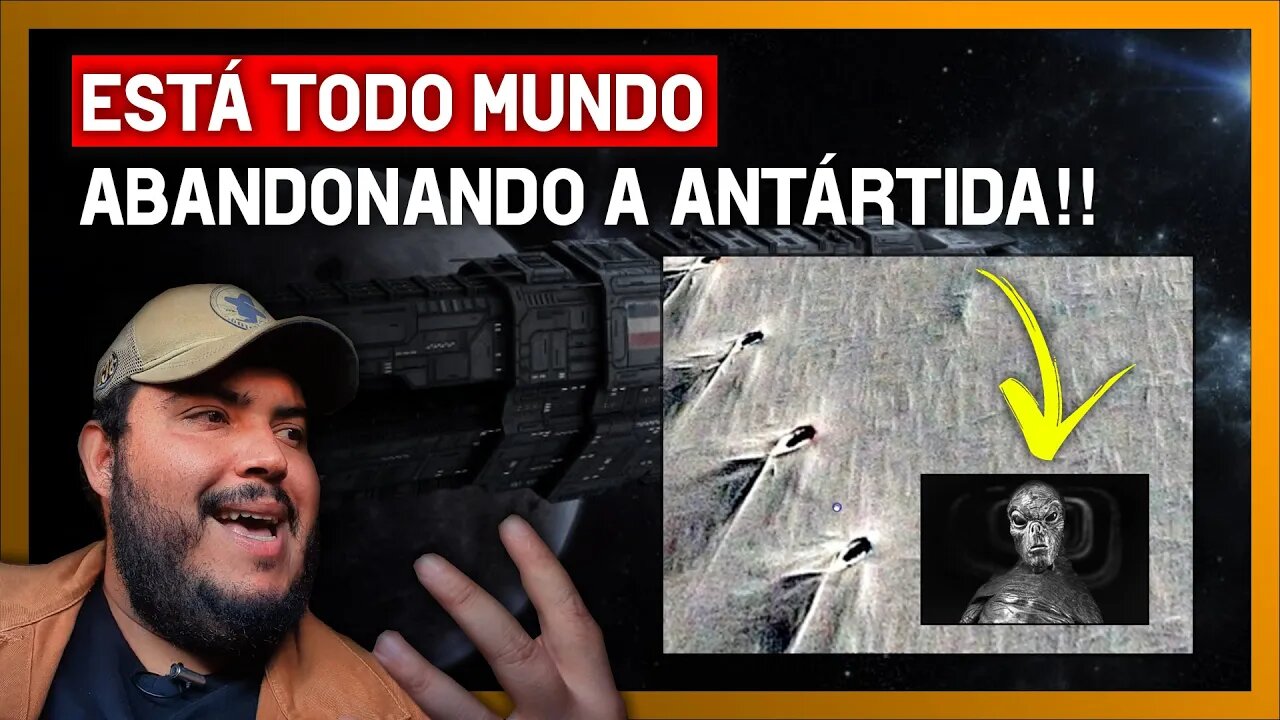 ESTÁ TODO MUNDO ABANDONANDO AS BASES MILITÁRES NA ANTÁRTIDA!! (Discos voadores, UFO, Aliens)