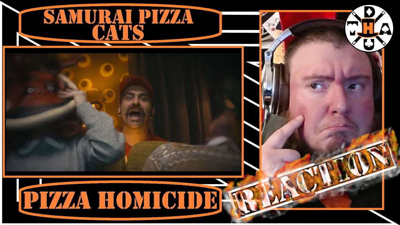 First Reaction To: Samurai Pizza Cats - PIZZA HOMICIDE (feat. Nico Sallach of Electric Callboy) OV